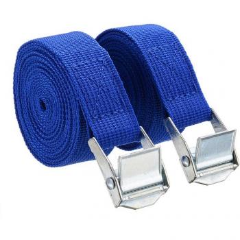 2pc 2.5M x 25mm Adjustable Cam Buckle Straps