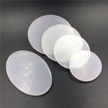 Acrylic Round Transparent Bases for Clay Stamping