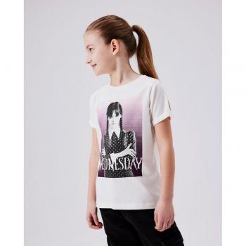 Name It Kurzarmshirt »NKFJAX WEDNESDAY SS TOP BOX NOOS SKY«