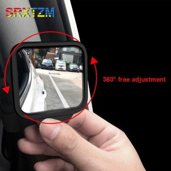Retrovisor Exterior Multiángulo para Coche, Espejo Auxiliar de Línea de Estacionamiento, para Conductor y Asiento Trasero, 1 Ud