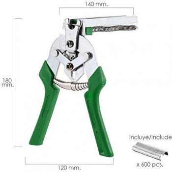 PAPILLON Alicates para Mallas con Cargador de 50 Grapas