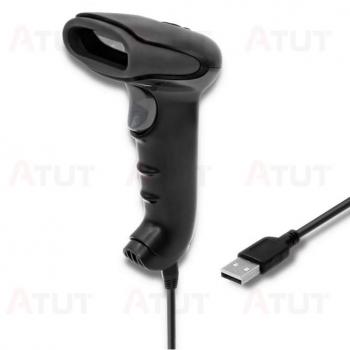 Lector de Códigos de Barras Qoltec 50866 Negro