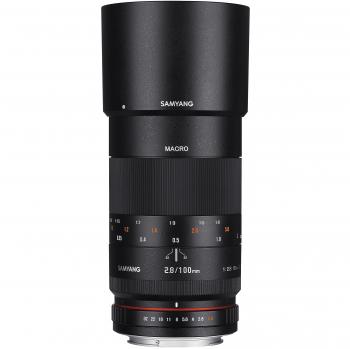 Samyang 100 mm f/2,8 ED UMC Makro-Telephoto für Canon‑EF DSLRs