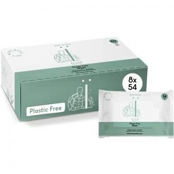 Naïf Feuchttücher Box Plastikfrei 8 x 54 Feuchttücher