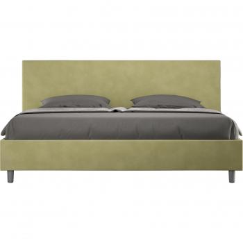 Adele Letto King 190x200 Verde con Rete Microfibra
