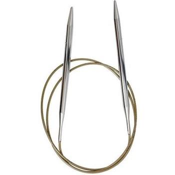 Metallic-Rundstricknadel addi, 6.5 mm, 100 cm
