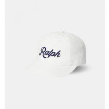 Ralph Lauren bílá kšiltovka s podpisem