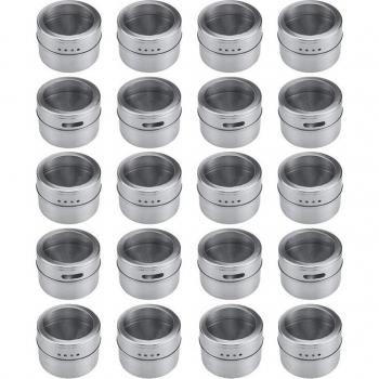 Multi-Purpose Stainless Steel Spice Jars