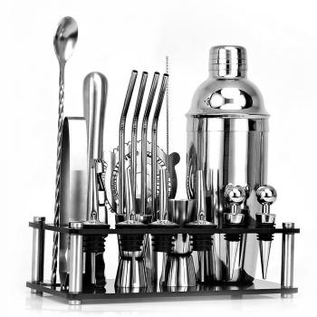Equipo de Mixología 20 piezas – Boston Shaker & Inox Mixer
