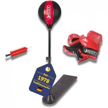 Enfant Punching‑Ball Pro – pieds ajustables, gants boxe, pompage intégré