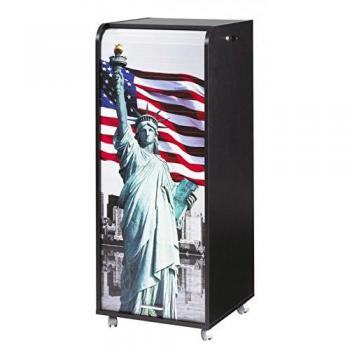 Caisson Noir Imprimé Liberté 47,2 cm