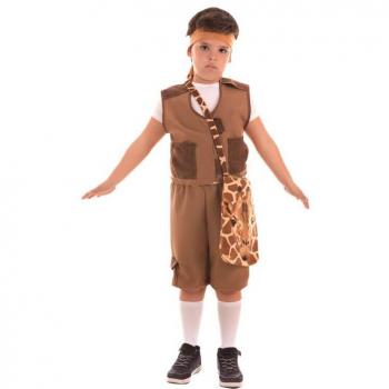 Disfraz de Explorador de Naturaleza Marrón para niño