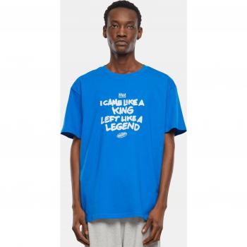 T-Shirt Upscale by Mister Tee Herren Wie ein Legende, Herren, Gr. XL, cobaltblau, 100% Baumwolle, bedruckt, casual, oversize, Rundhals, Kurzarm