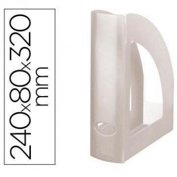 REVISTERO PLASTICO Q-CONNECT TRANSPARENTE