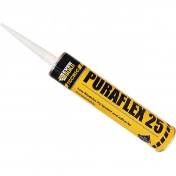 Everbuild Industrial Puraflex 25 Sealant Black 300ml