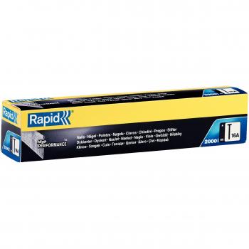 Rapid 16A 20° Galvanised Brad Nails, 64mm, 2000 Pack