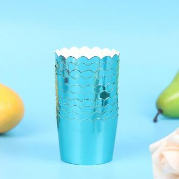 10pc Gold Foil Muffin Cups