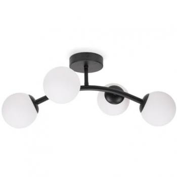 Jas 4 Way Ceiling Light with Opal Frosted Glass Shades
