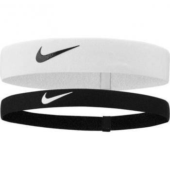 Nike Flex Headbands Logo Black/White 2x