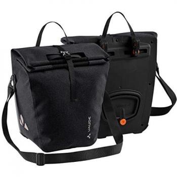 Vaude Robuste nachhaltige Hinterradtaschen, 46+14l. Farbe: Schwarz / Größe: 46+14l
