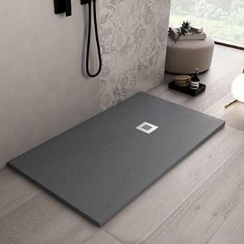 Marmo Resina Doccia Grigio Scuro 100x120 – Olimpo