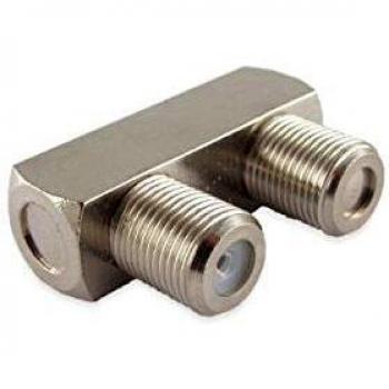 Adaptador U Tipo-F Fêmea Dupla