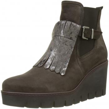 Gabor Stiefeletten Jollys in Grau (Anthrazit Cognac)