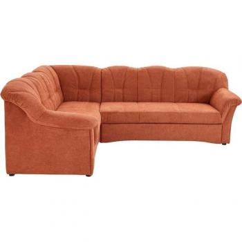 DOMO Collection Papenburg Ecksofa – 242 × 190 × 84 cm, L‑Form, Bettfunktion optional, Schenkelwahl