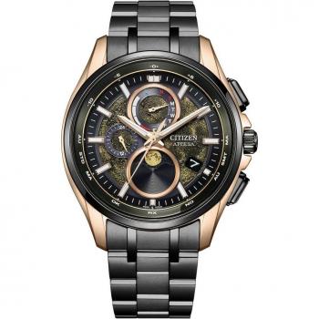 Orologio Radio Controllato Citizen Atessa HAKUTO-R Black Gold BY1009-64Y