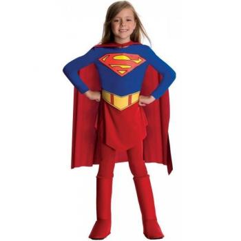 Supergirl Premium Rosso Blu Dress – Unica Taglia