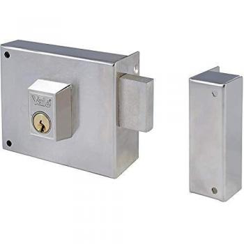 Cerradura de hierro niquelado Yale 124