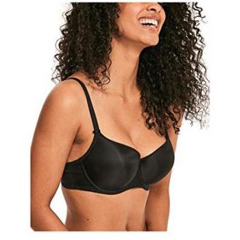 Smoothing Moulded T-Shirt Bra by Fantasie, Black Cotton, 32DD