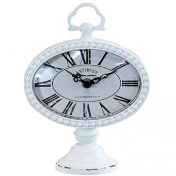 Orologio Soprammobile Analogico Stile Vintage 16.5 x 22.5 x 8.5 cm