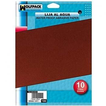 Wolfpack Ponceur 280 : Papier abrasif à l’eau, pack 10 feuilles