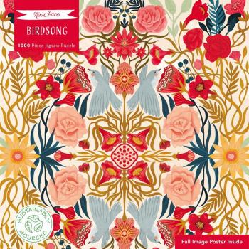 Adult Sustainable Jigsaw Puzzle Nina Pace: Birdsong : 1000-pieces. Ethical, Sustainable, Earth-friendly