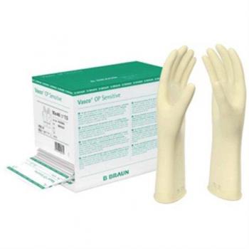 B. Braun Schutzhandschuhe, Naturlatex, steril, Größe 6,5, 40 Paar