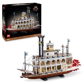 Set de Construction LEGO Ideas 21356 : Le Bateau à Vapeur du Mississippi