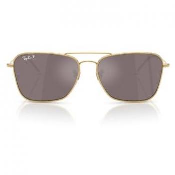 Gafas de Sol Ray-Ban RBR0102S Caravan Reverse Polarizadas 58mm Doradas para Hombre