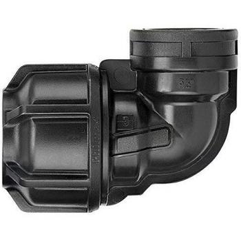 Philmac Met/Imp Elbow Female 25mm x 3/4 Inch