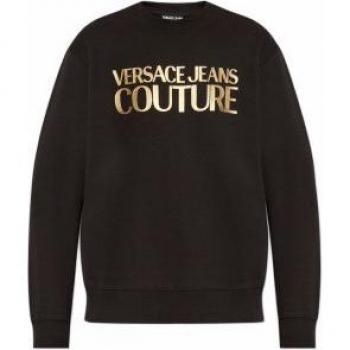 Versace Jeans Couture Men's L Black Premium Print Sweatshirt