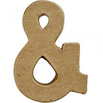 Signe miniature 10 cm en pâte à papier