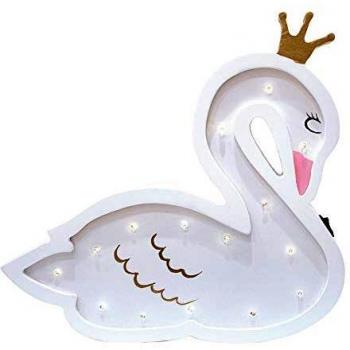 Lampe en forme de cygne
