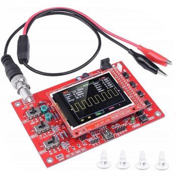 2,4 Zoll TFT Digitaloszilloskop mit Sonde und stabiler Acrylabdeckung