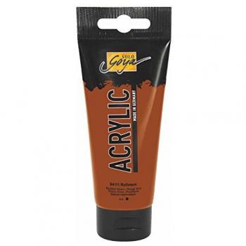 Acrylic Rotbraun Solo Goya – 100 ml Künstlerfarbe