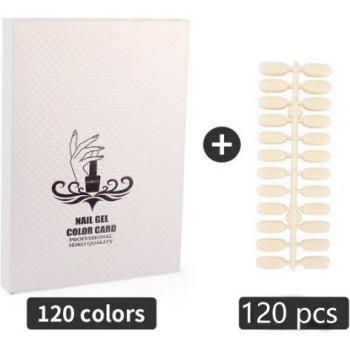 Nail Gel Polish Color Swatch Book 216/120
