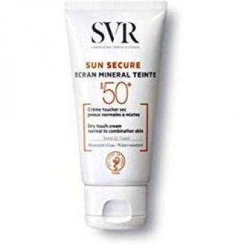 SVR SUN SECURE ÉCRAN MINÉRAL TEINTE PEAUX NORMALES À MIXTES SPF 50+ 50ML