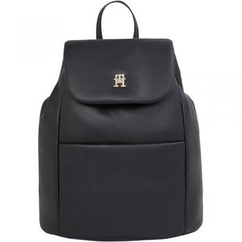 Tommy Hilfiger Black Polyester Backpack for Women