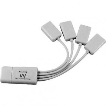 HUB FLEXIBLE 4 PUERTOS USB 2.0 EWENT