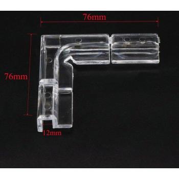 Strong Acrylic Glass Holder Clip for Aquariums (5mm-12mm, 2-4 pcs)