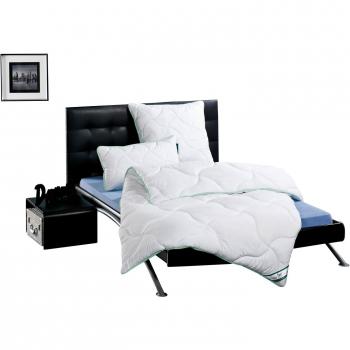 Microfaser Kissen, 80 cm × 80 cm – weiß